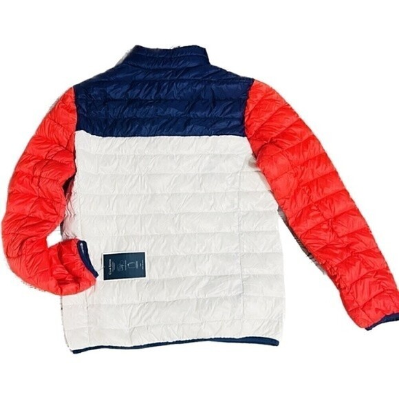 New CLUB ROOM Men's Quilted Packable Puffer Jacket, COLOR BLOCK
BLUE OFF WHITE S - Picture 2 of 9